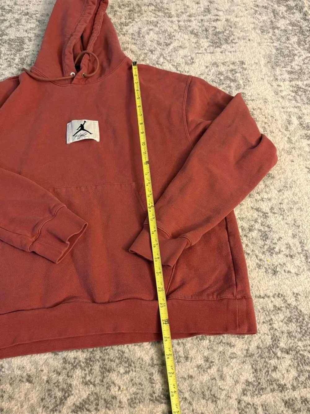 Men’s Medium Jordan Flight Salmon/Rust Hoodie